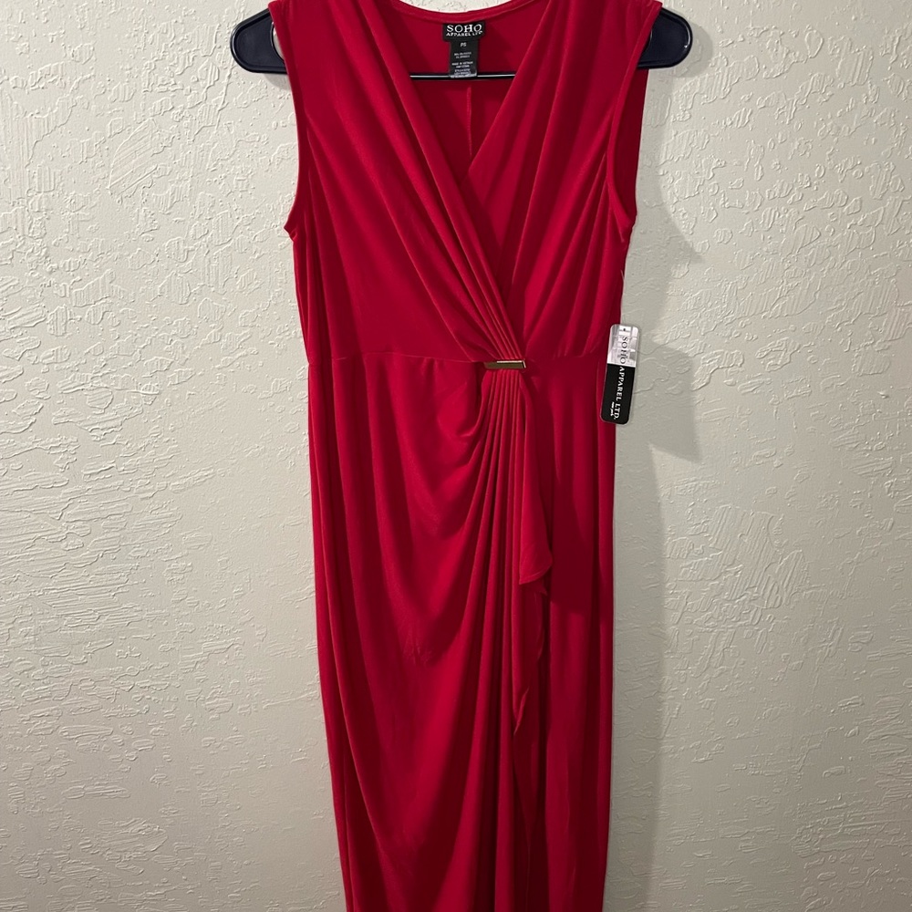 Soho apparel LTD Red Dress